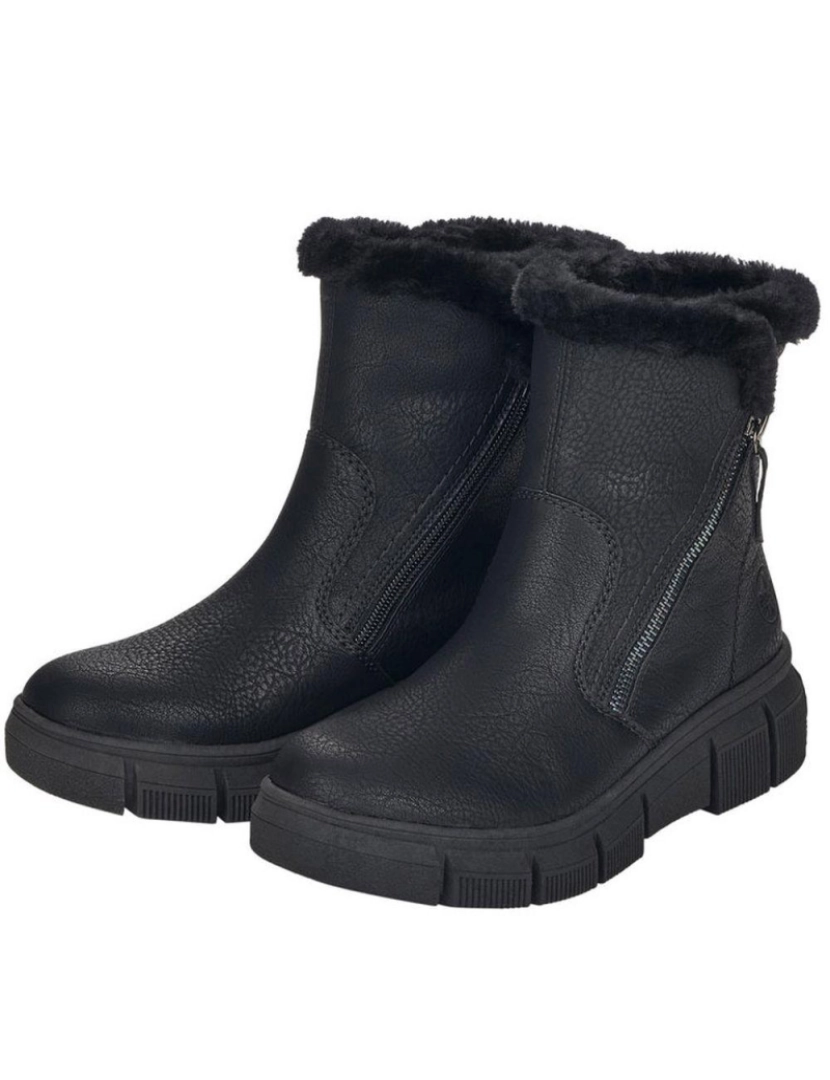 imagem de Rieker Preto Botas Calçados Femininos5