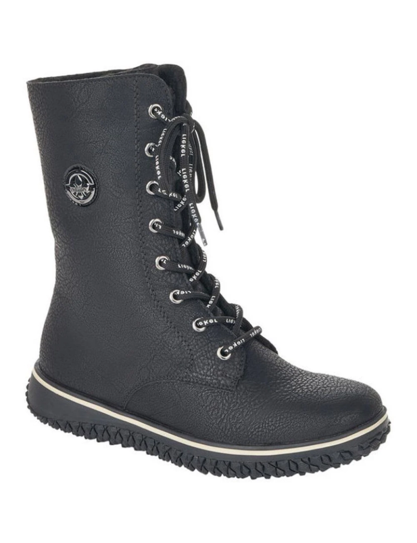 imagem de Rieker Preto Booties Calçados Femininos3