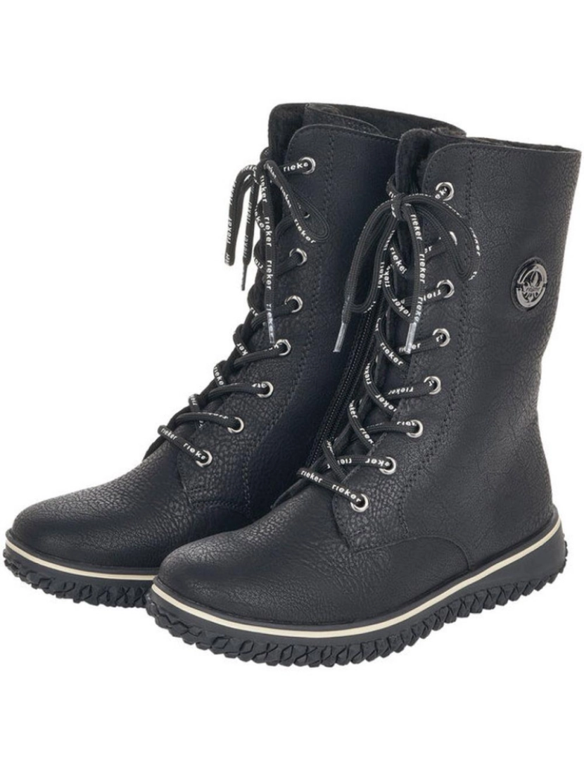 imagem de Rieker Preto Booties Calçados Femininos5