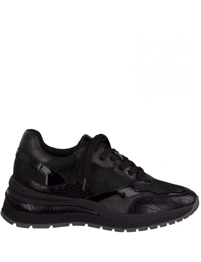 Tamaris - Tamaris Preto Trainers sapatos femininos