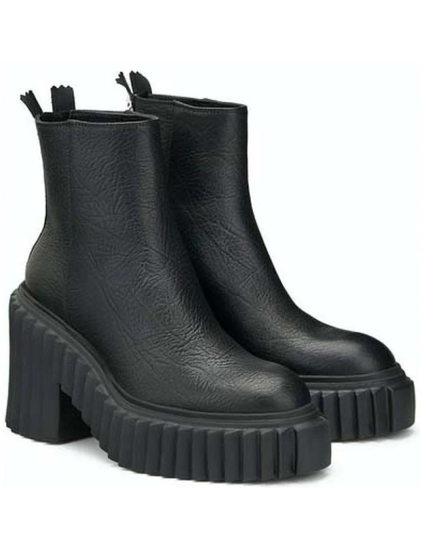 imagem de Agl Preto Booties Calçados Femininos3