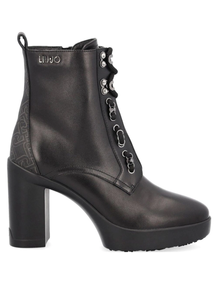 imagem de Liu Jo Preto Booties sapatos femininos2