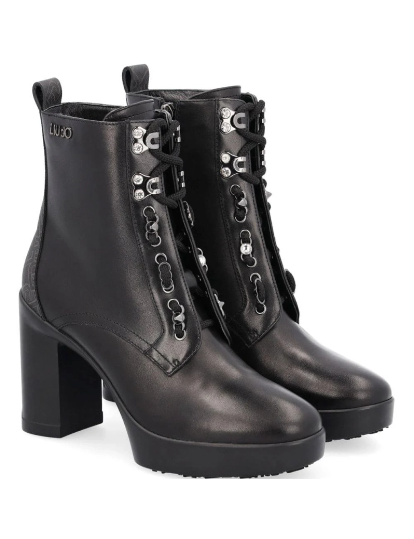 imagem de Liu Jo Preto Booties sapatos femininos3