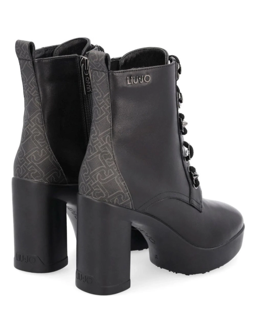 imagem de Liu Jo Preto Booties sapatos femininos4