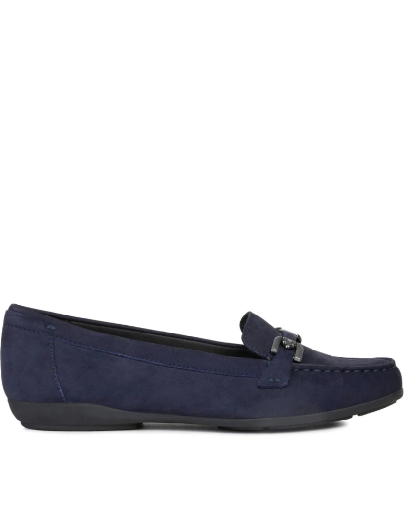 Geox - Geox Blue Moccasins Calçados Femininos