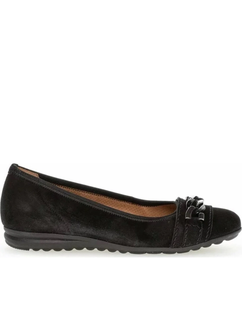 Gabor - Gabor Black Flats Calçados Femininos