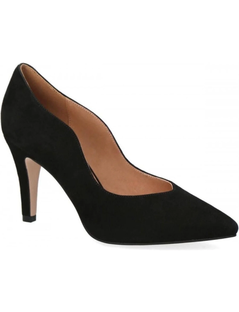 imagem de Caprice Preto saltos sapatos femininos3