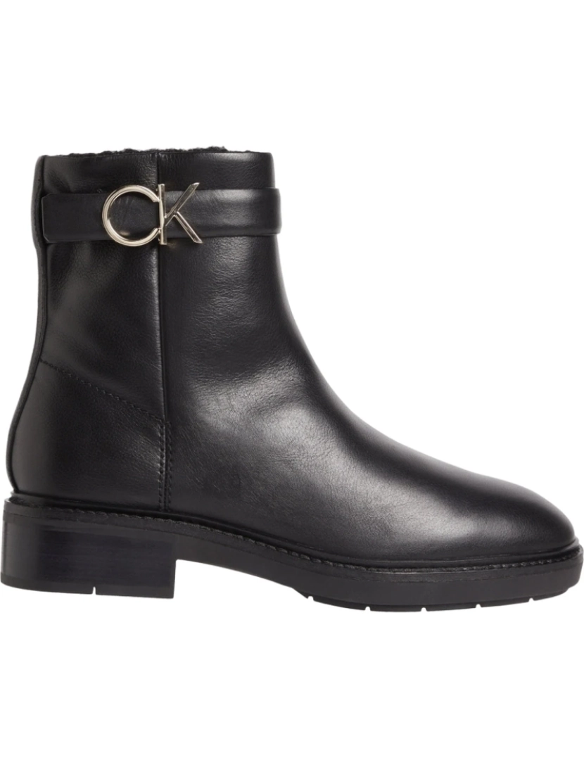 imagem de Calvin Klein Preto Booties Calçados Femininos2