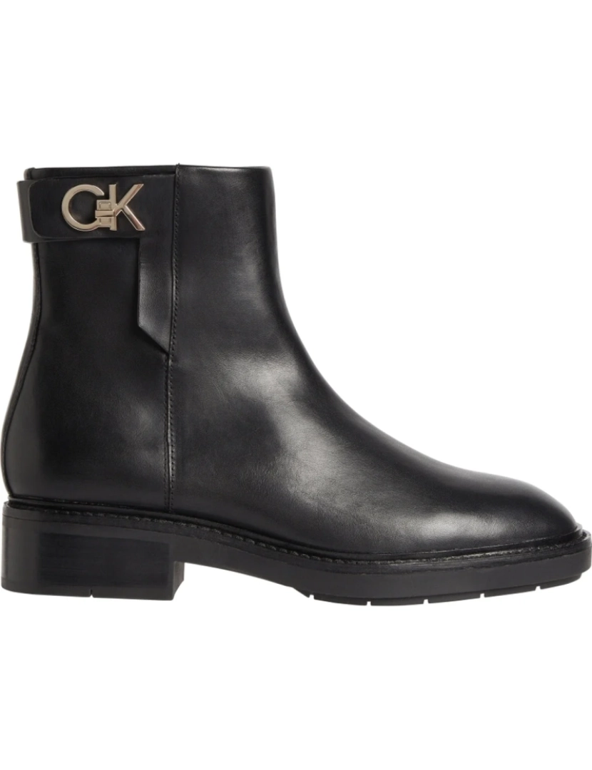 Calvin Klein - Calvin Klein Preto Booties Calçados Femininos