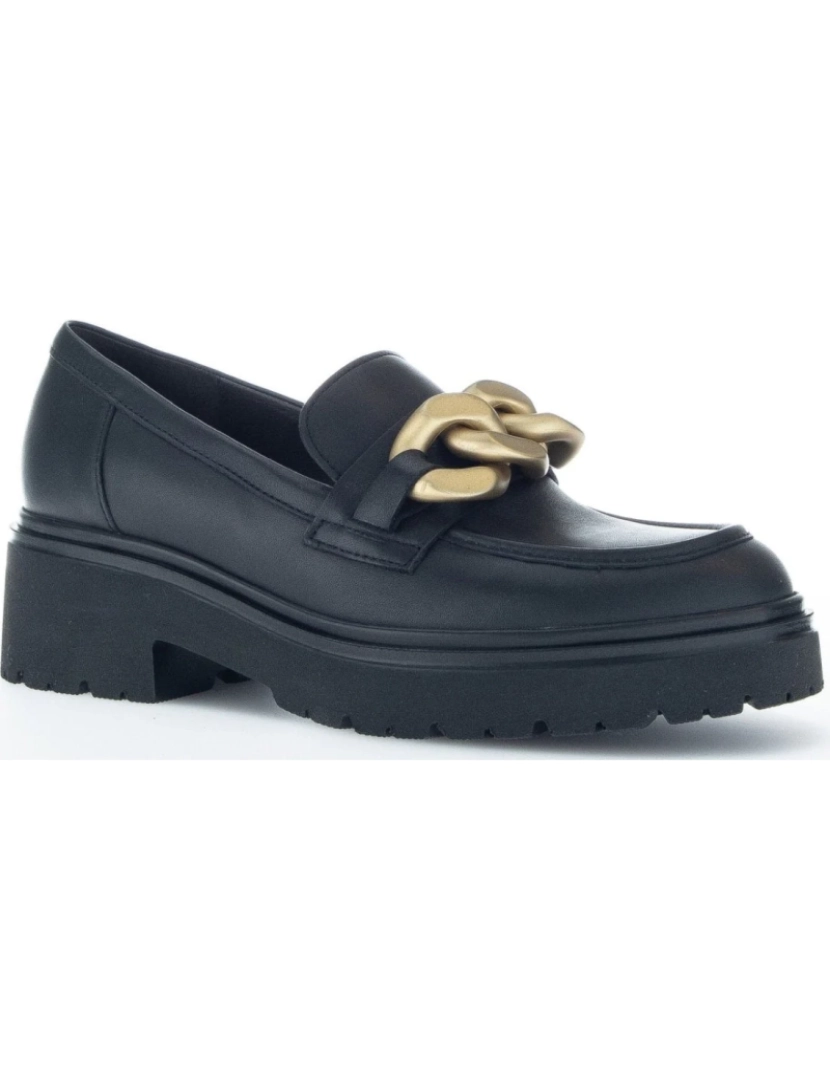 imagem de Gabor Black Loafers sapatos femininos2