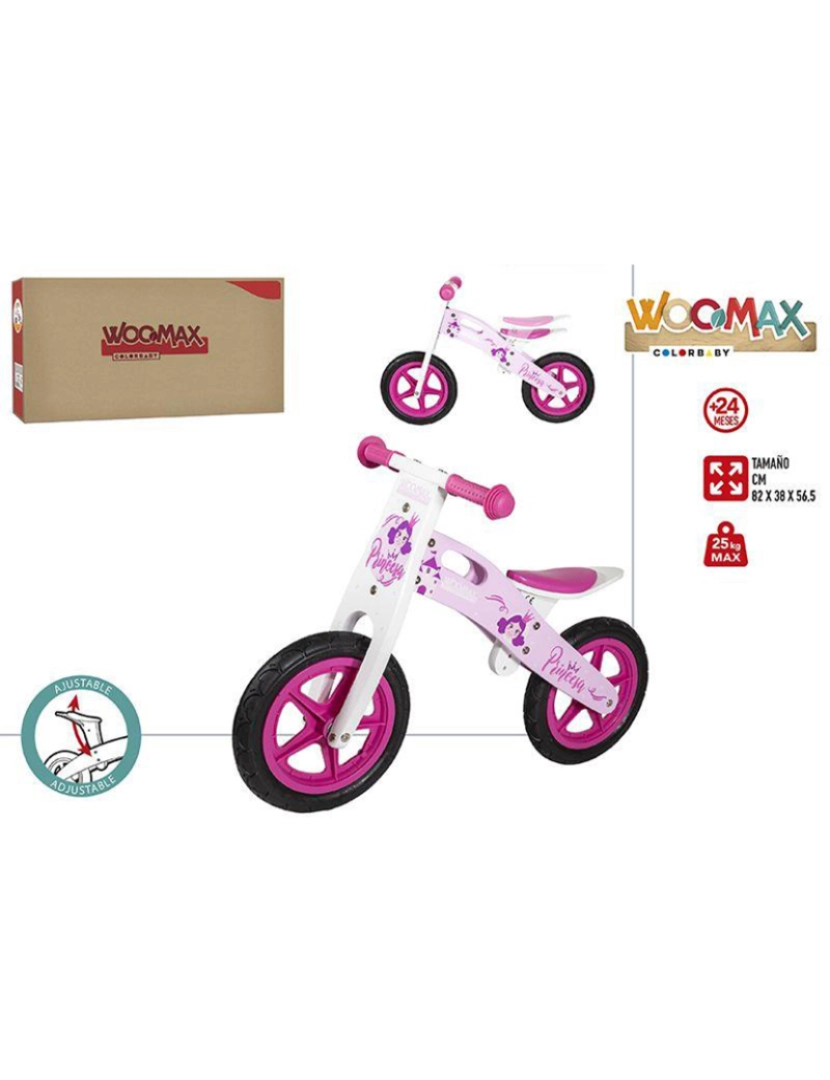 Woomax - Moto de Madeira 12 Princesa