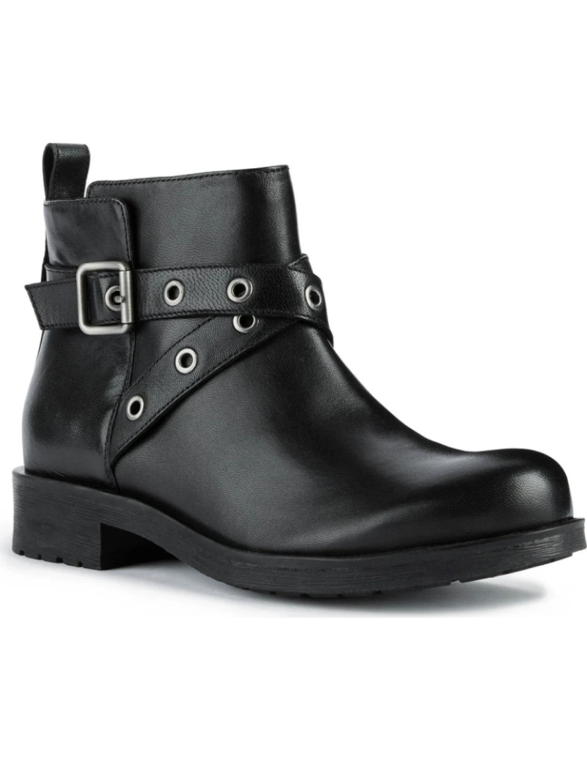 imagem de Geox Black Booties Calçados Femininos3