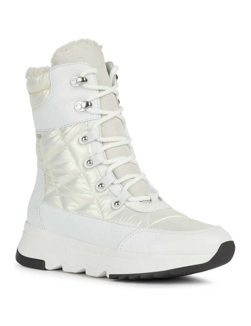 imagem de Geox Branco Booties Calçados Femininos3