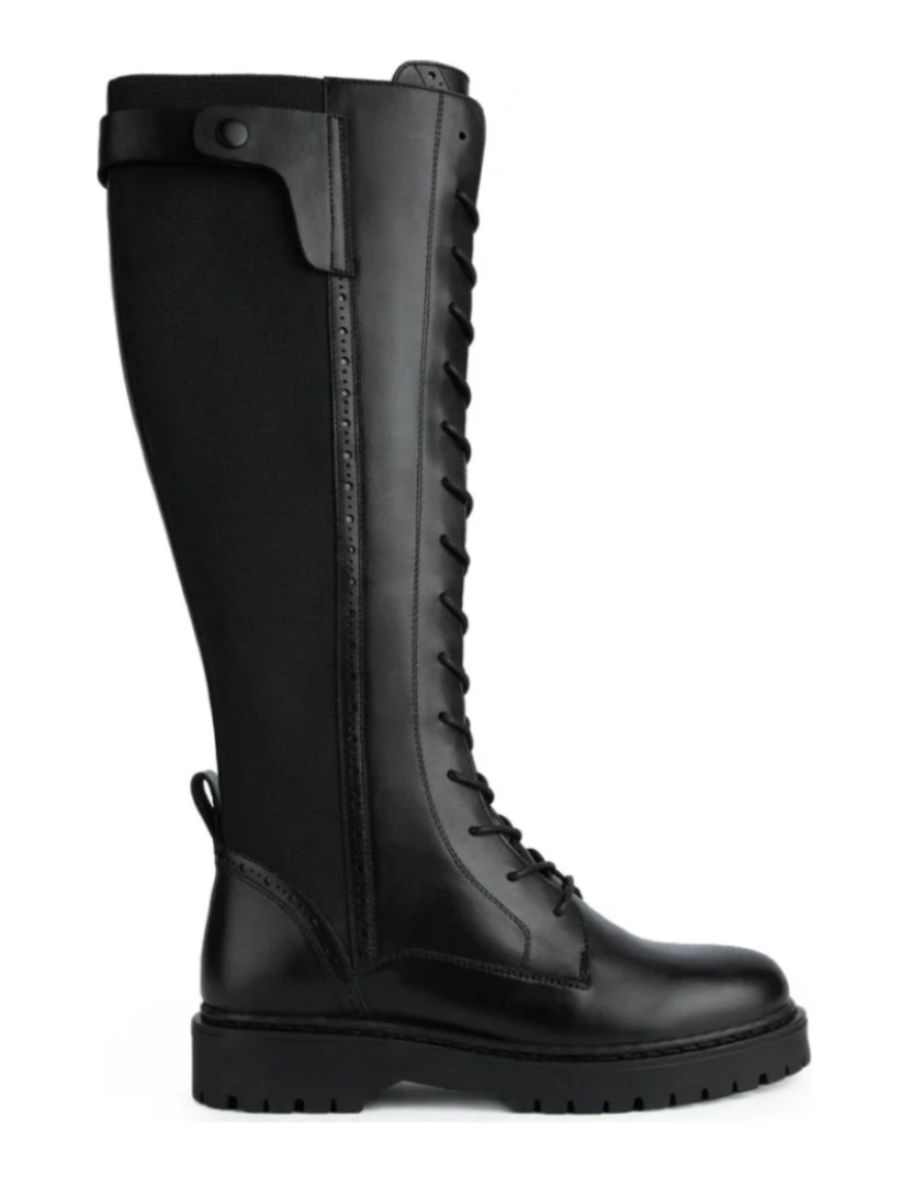 Geox - Geox Preto Botas Calçados Femininos