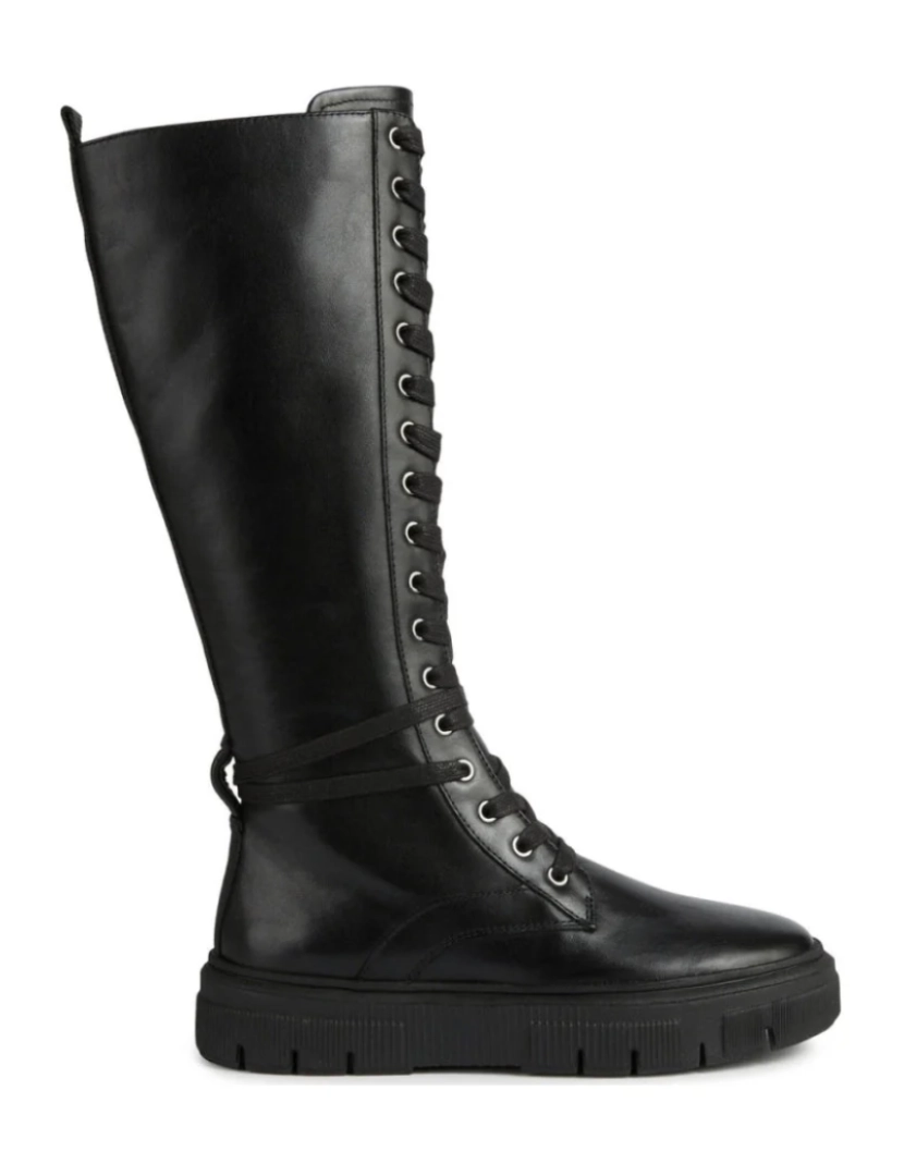 Geox - Geox Preto Botas Calçados Femininos