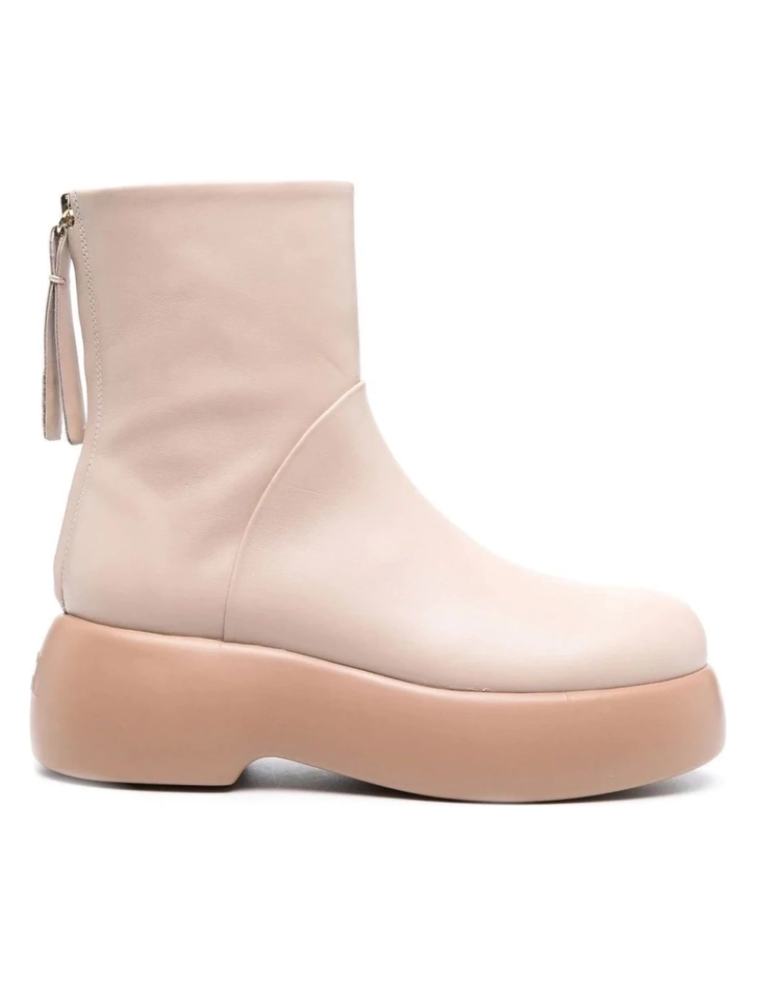 imagem de Agl Bege Booties sapatos femininos2