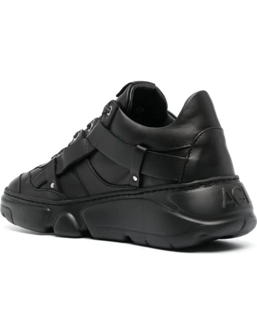 imagem de Agl Preto Trainers sapatos femininos4