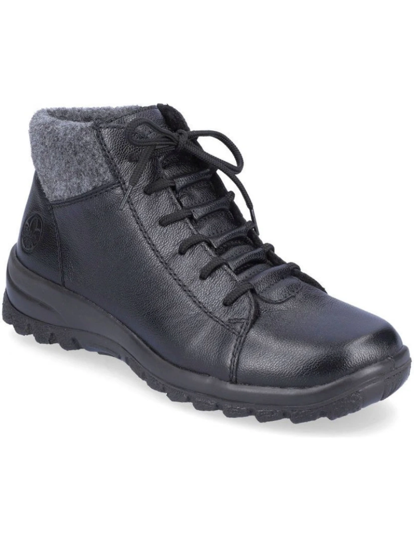 imagem de Rieker Preto Booties Calçados Femininos3