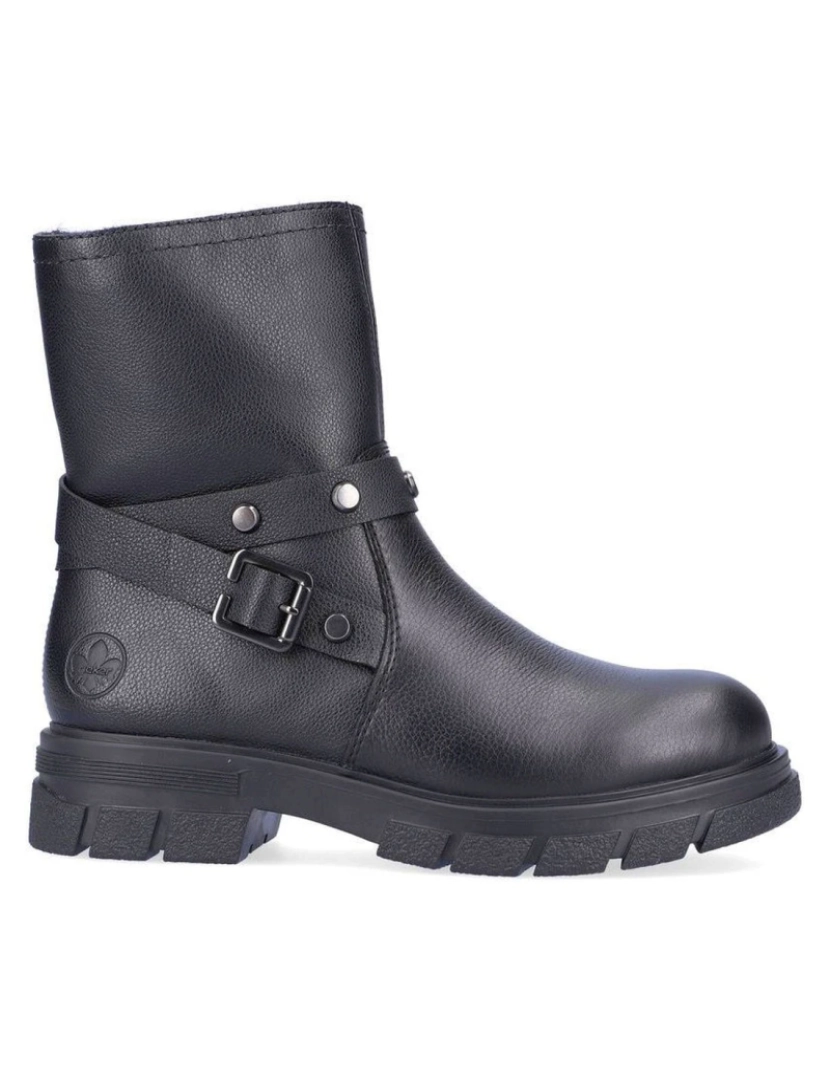 Rieker - Rieker Preto Booties Calçados Femininos