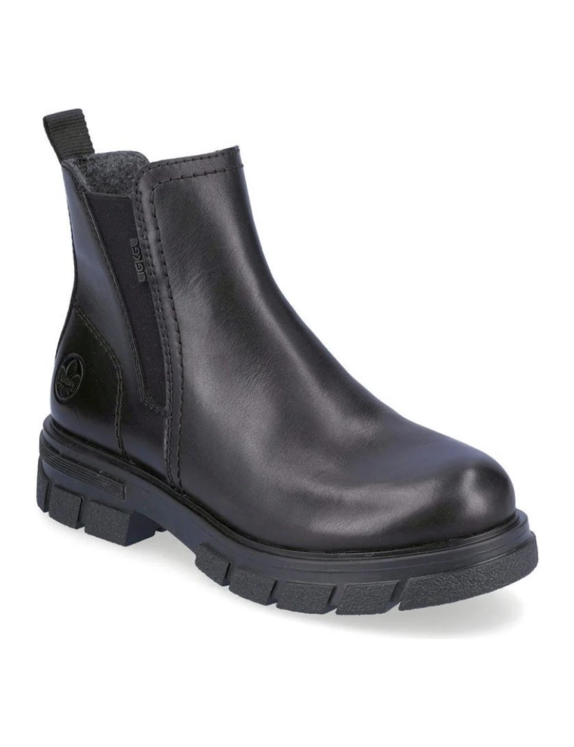 imagem de Rieker Preto Booties Calçados Femininos3