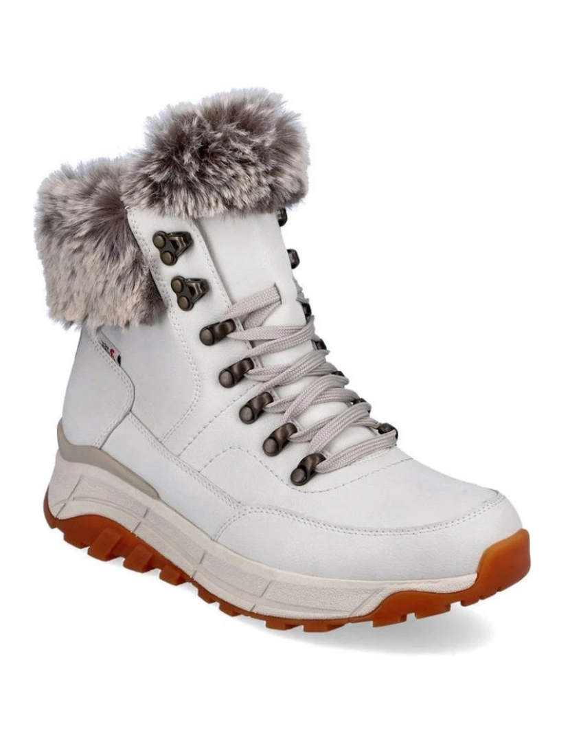 imagem de R-Evolução Branco Booties Calçados Femininos3