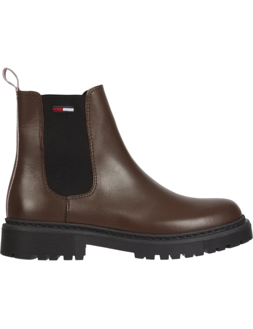 imagem de Tommy Jeans Brown Booties sapatos femininos2