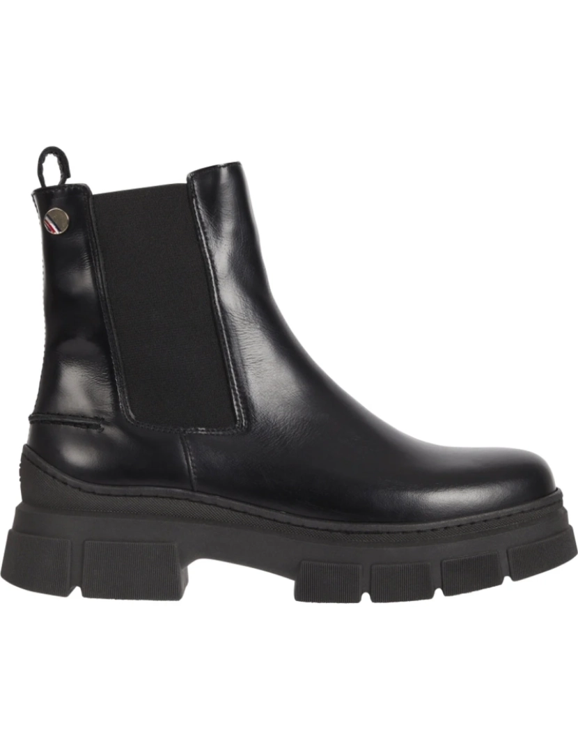 imagem de Tommy Hilfiger Preto Booties Calçados Femininos2