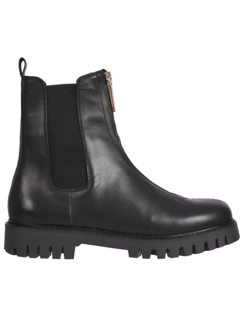 imagem de Tommy Hilfiger Preto Booties Calçados Femininos2