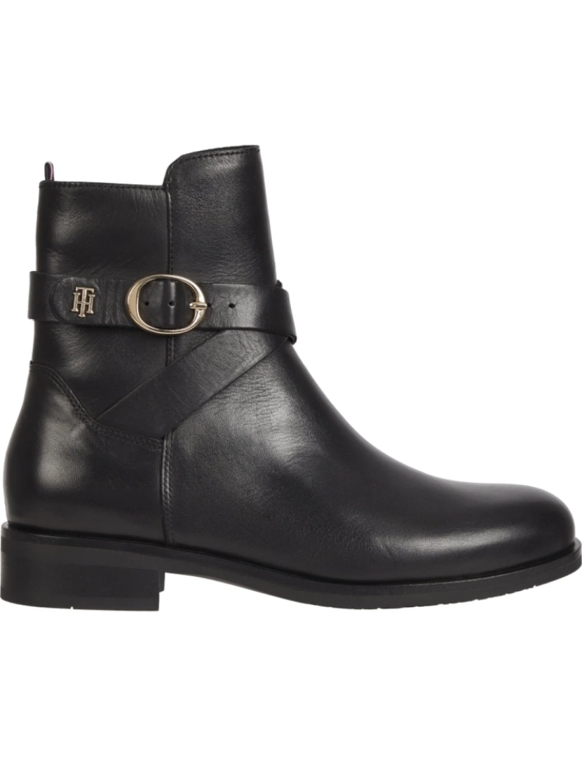 Tommy Hilfiger - Tommy Hilfiger Preto Booties Calçados Femininos