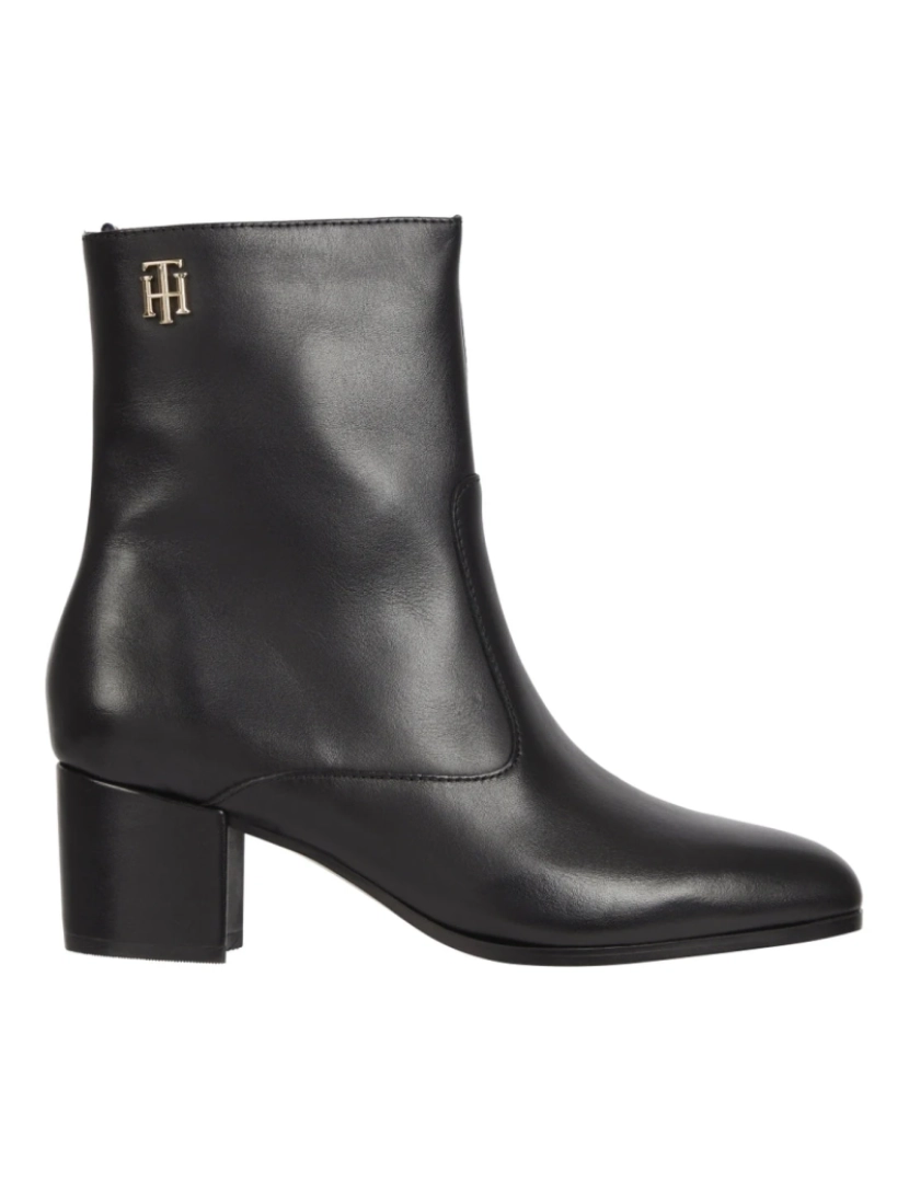 Tommy Hilfiger - Tommy Hilfiger Preto Booties Calçados Femininos