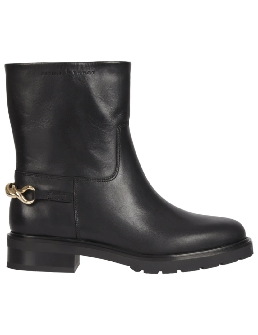 imagem de Tommy Hilfiger Preto Booties Calçados Femininos2