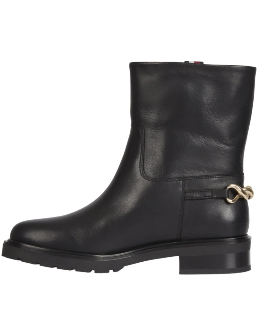 imagem de Tommy Hilfiger Preto Booties Calçados Femininos6