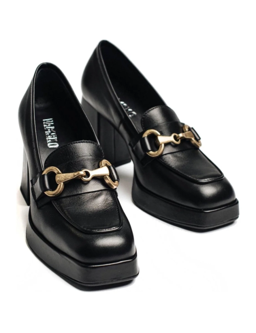 imagem de Vamsko preto saltos sapatos femininos3