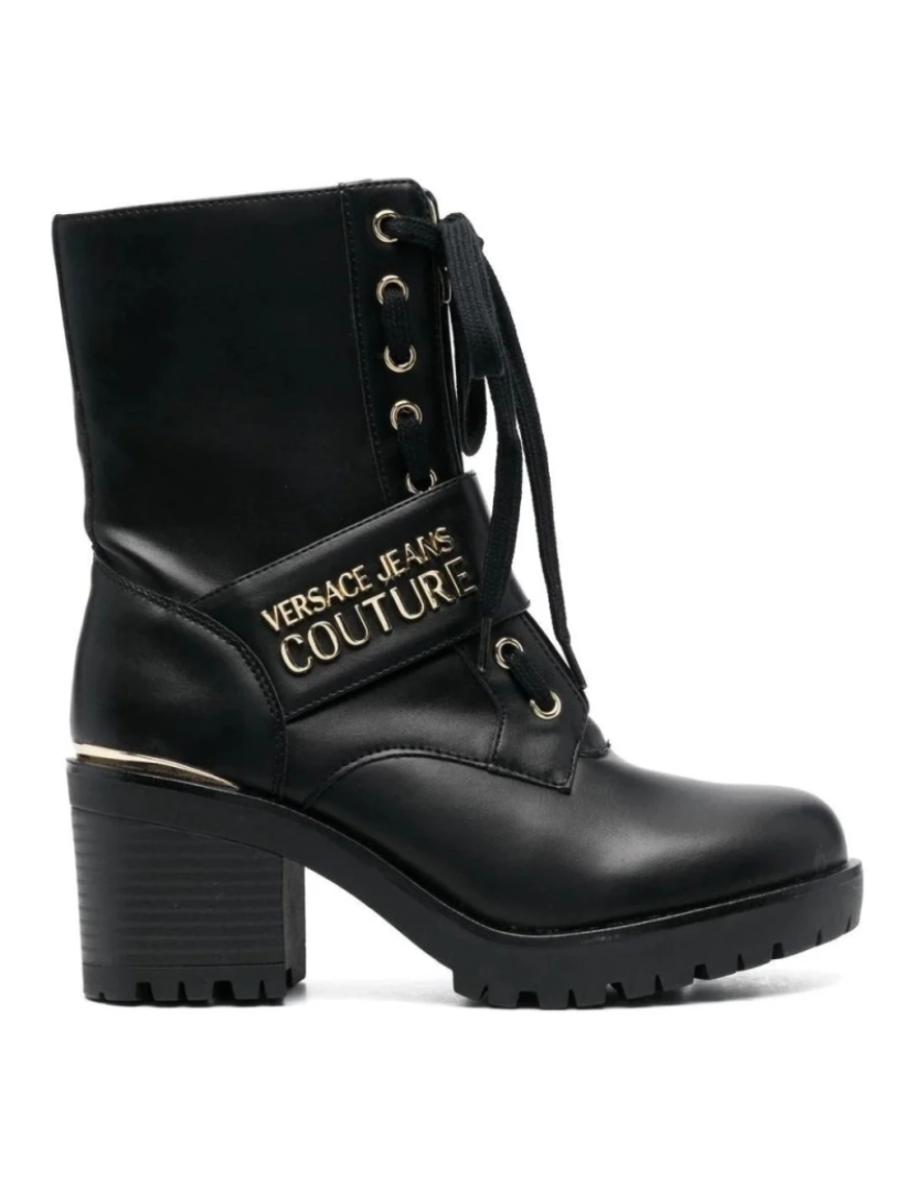 Versace Jeans Couture - Versace Jeans Couture Preto Booties Calçados Femininos