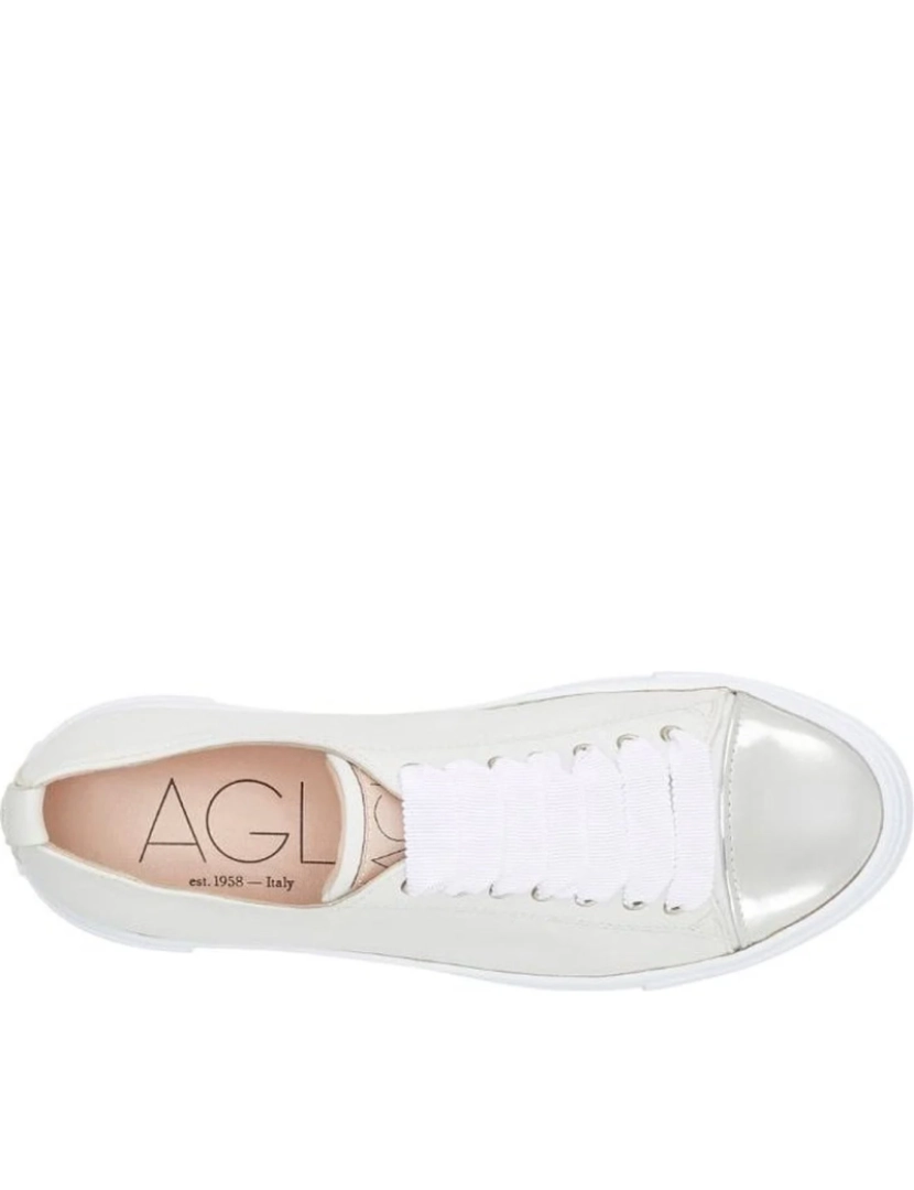 imagem de Agl Branco Trainers sapatos femininos5