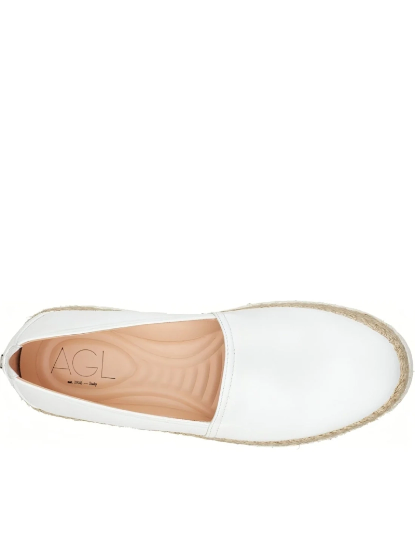 imagem de Agl Branco Espadrilles Calçados Femininos5