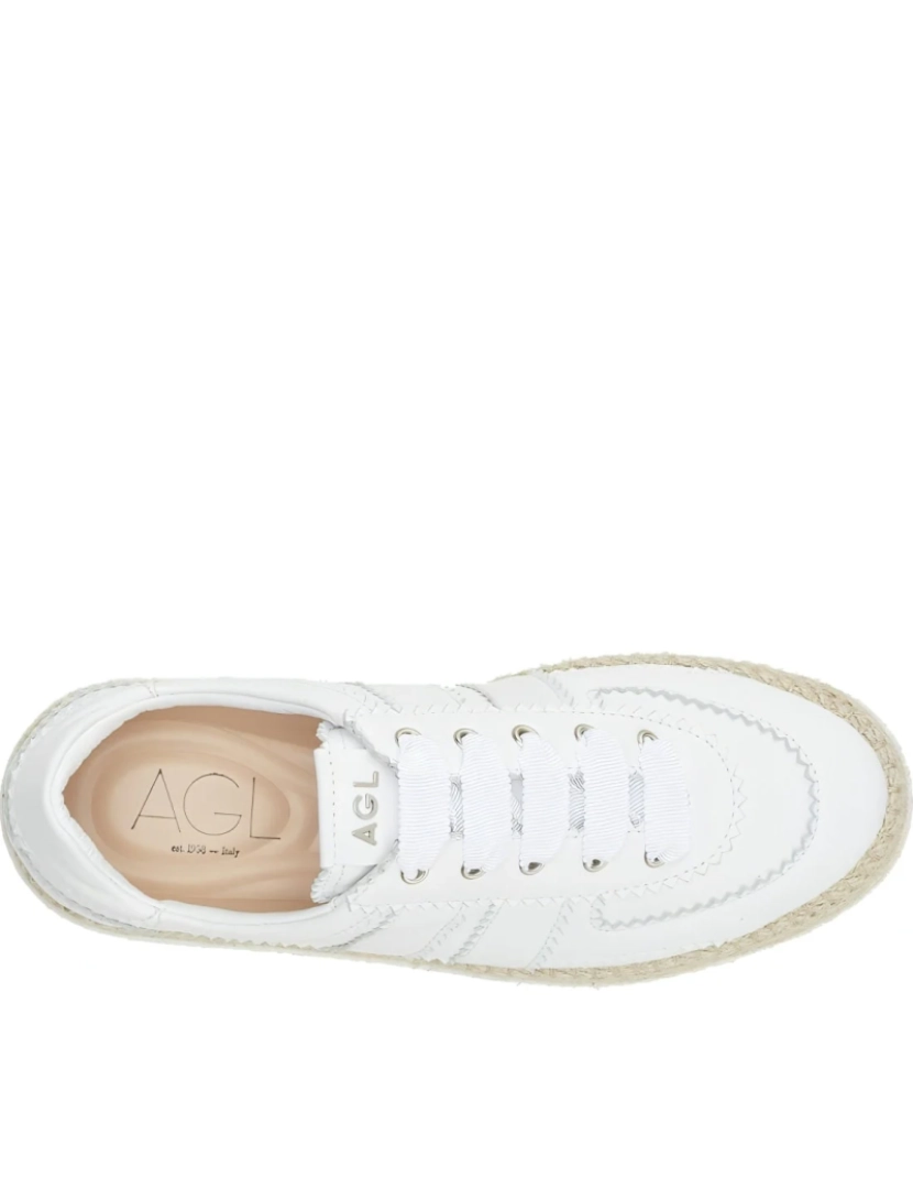 imagem de Agl Branco Trainers sapatos femininos5