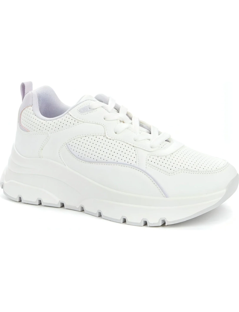 imagem de Crosby Branco Trainers sapatos femininos2