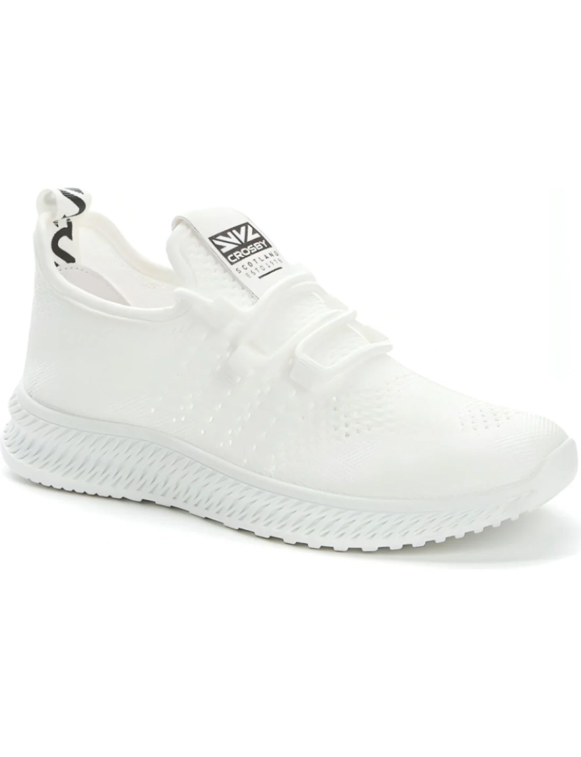 Crosby - Crosby Branco Trainers sapatos femininos