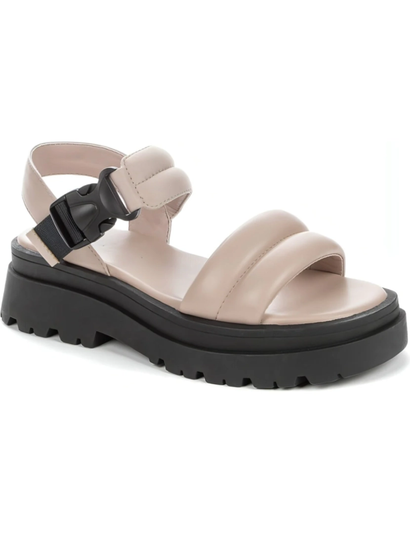 Betsy - Betsy Bege Sandals sapatos femininos