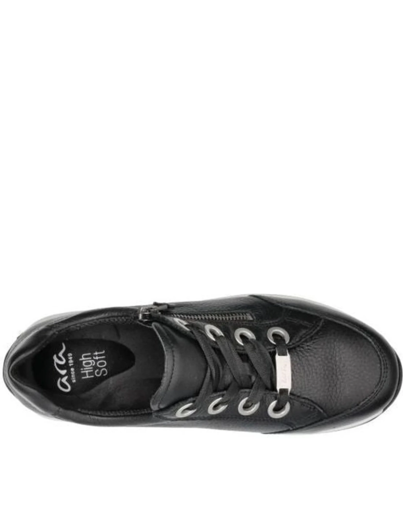 imagem de Ara Black Trainers sapatos femininos7