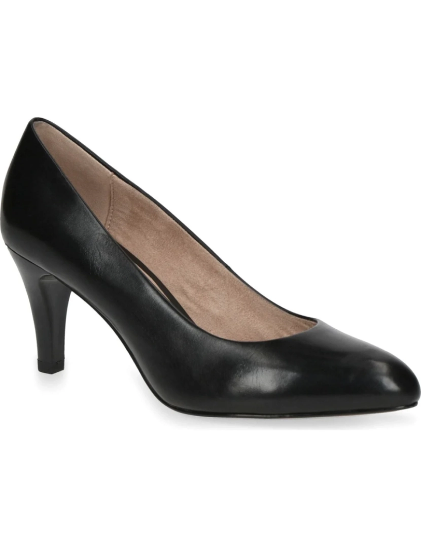 Caprice - Caprice Preto Formal Shoes Mulheres Sapatos