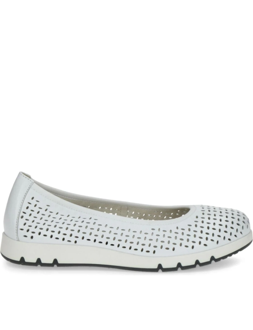 Caprice - Caprice Branco Ballerinas Calçados Femininos