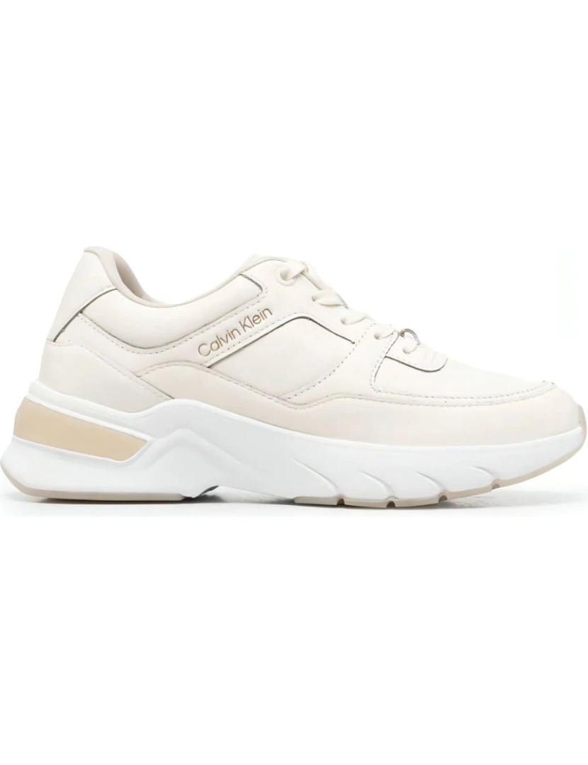 imagem de Calvin Klein Branco Trainers sapatos femininos3