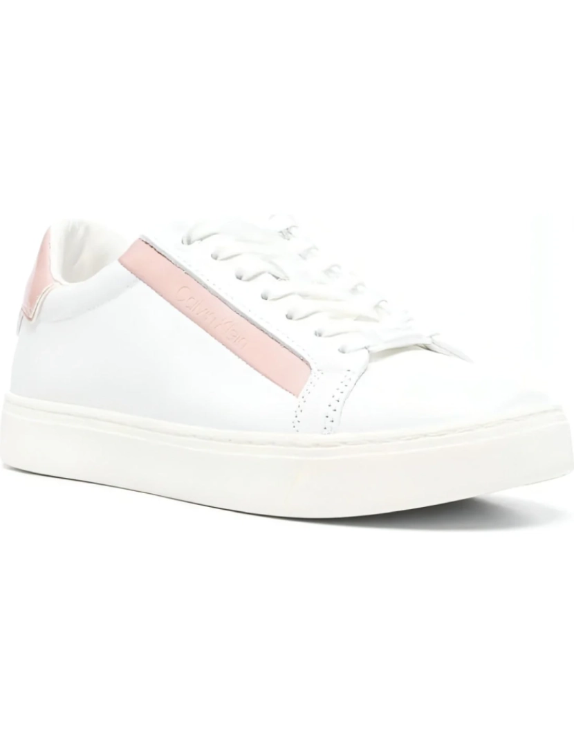 imagem de Calvin Klein Branco Trainers sapatos femininos2