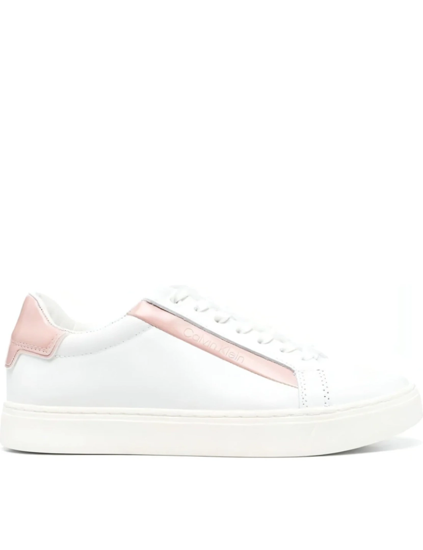 imagem de Calvin Klein Branco Trainers sapatos femininos3