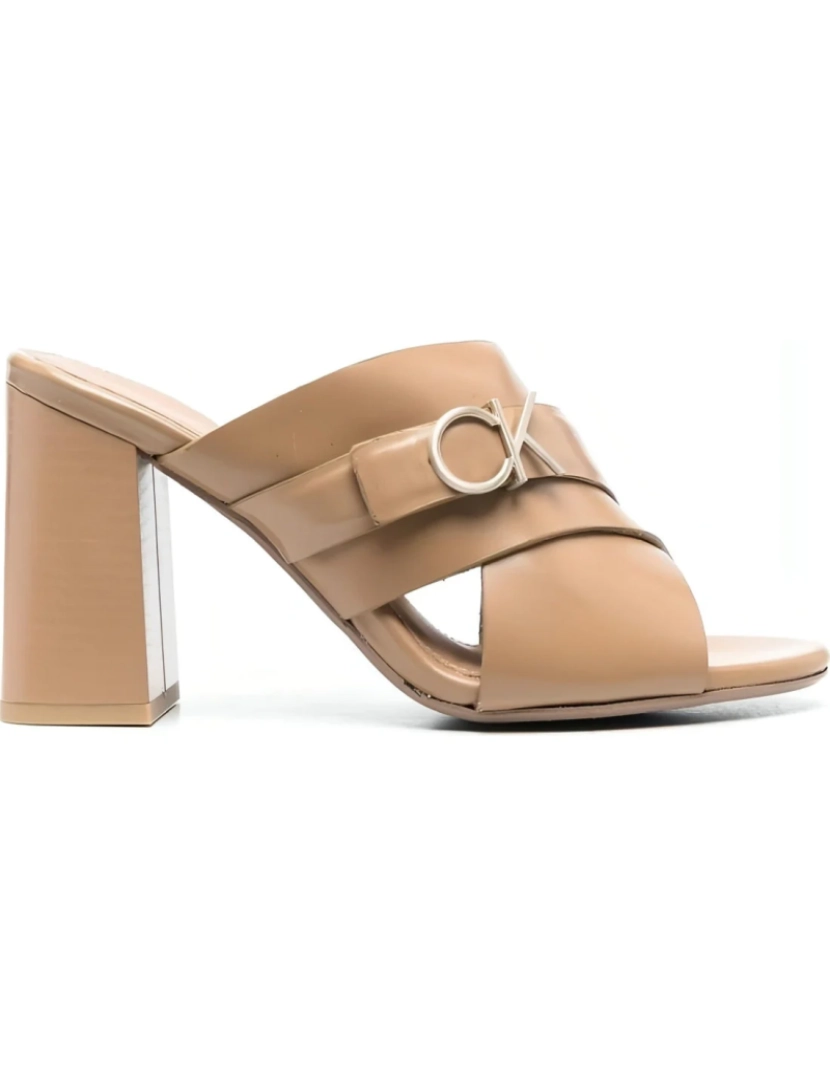 imagem de Calvin Klein Bege Sandals sapatos femininos3