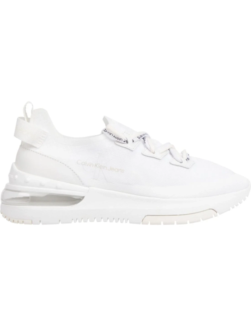 imagem de Calvin Klein Jeans Branco Trainers sapatos femininos3