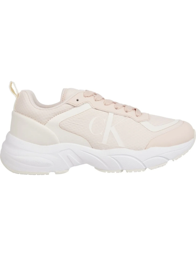 imagem de Calvin Klein Jeans Pink Trainers sapatos femininos3