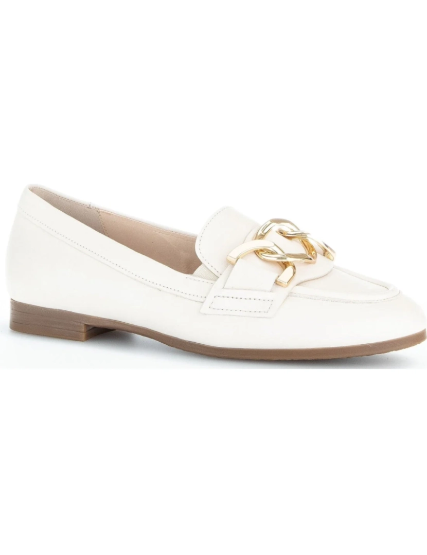 imagem de Gabor Bege Loafers sapatos femininos2